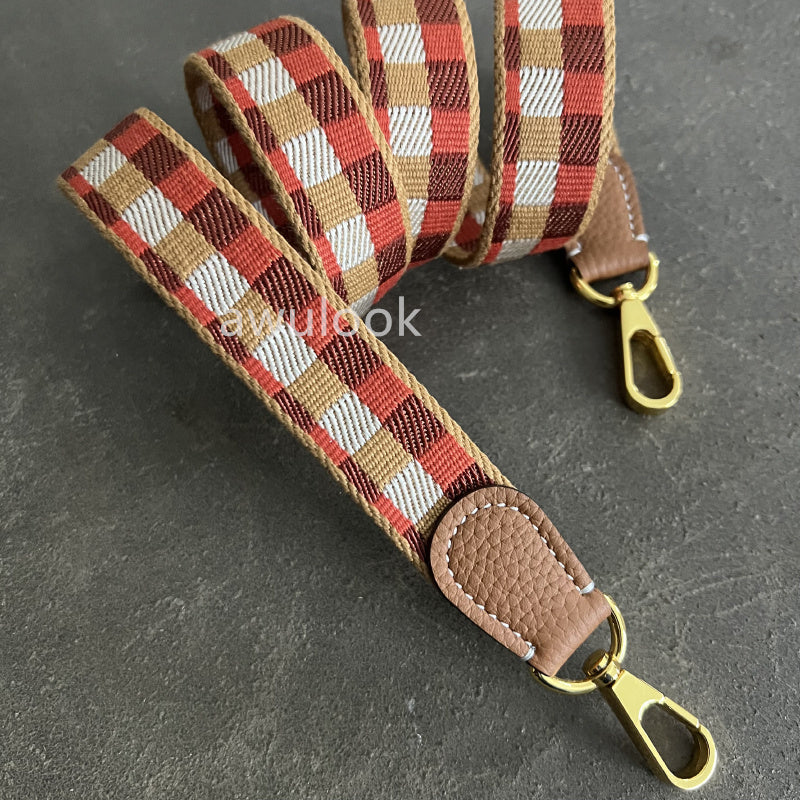 Sangle de sac en toile large personnalisée de 5cm/2 pouces, pour picotin/lindy/evelyne/kelly