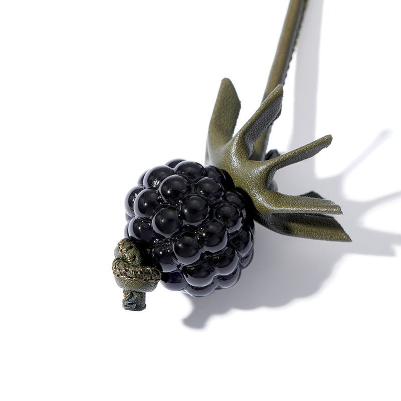 Eco-Resin Strawberry Bag Charm