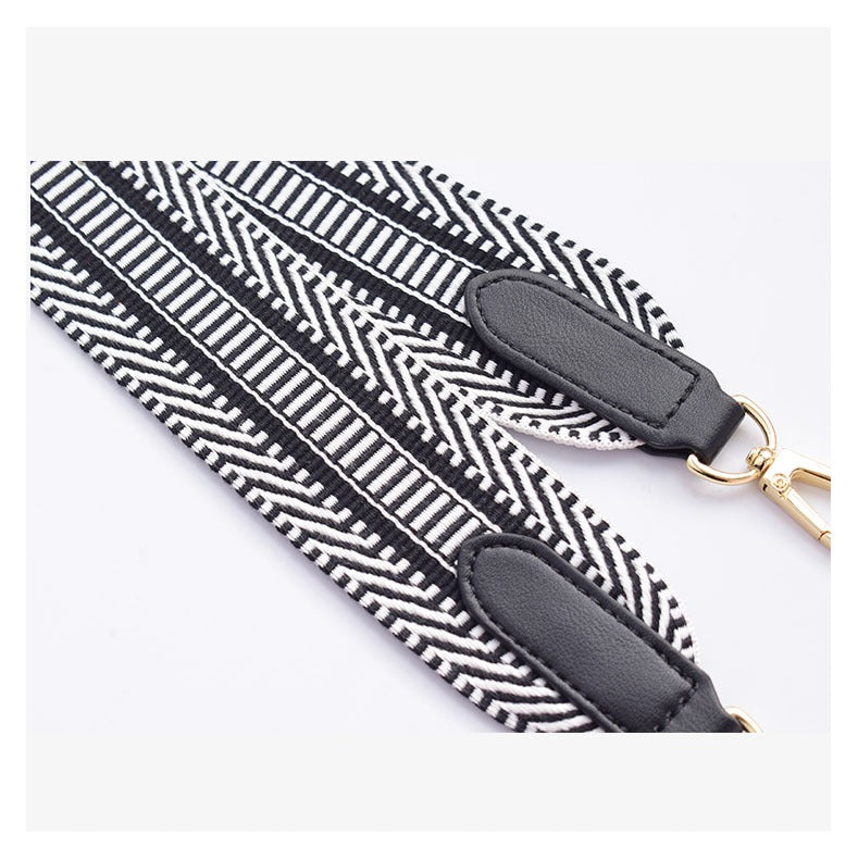 Adjustable 2"/50mm Canvas leather bag strap for Evelyne/Kelly/Other bags