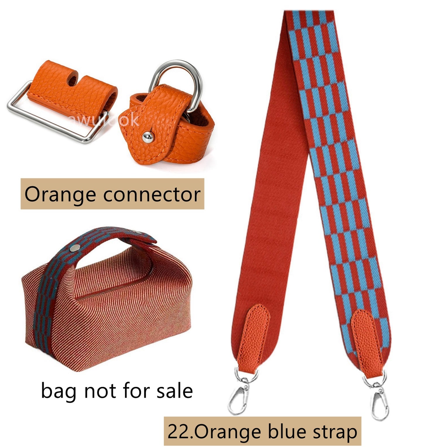 5cm Strap/Connector for Hermes Bride-A-Brac Case
