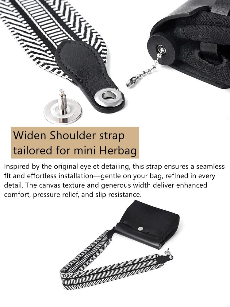 Bandoulière élargie personnalisée de 5 cm/2 "pour herbag