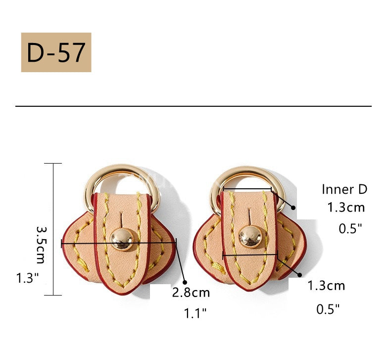 Pair of Anti-wear Leather Buckle/ Protector/ Strap Connector