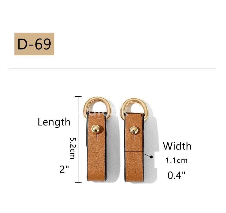 Pair of Anti-wear Leather Buckle/ Protector/ Strap Connector