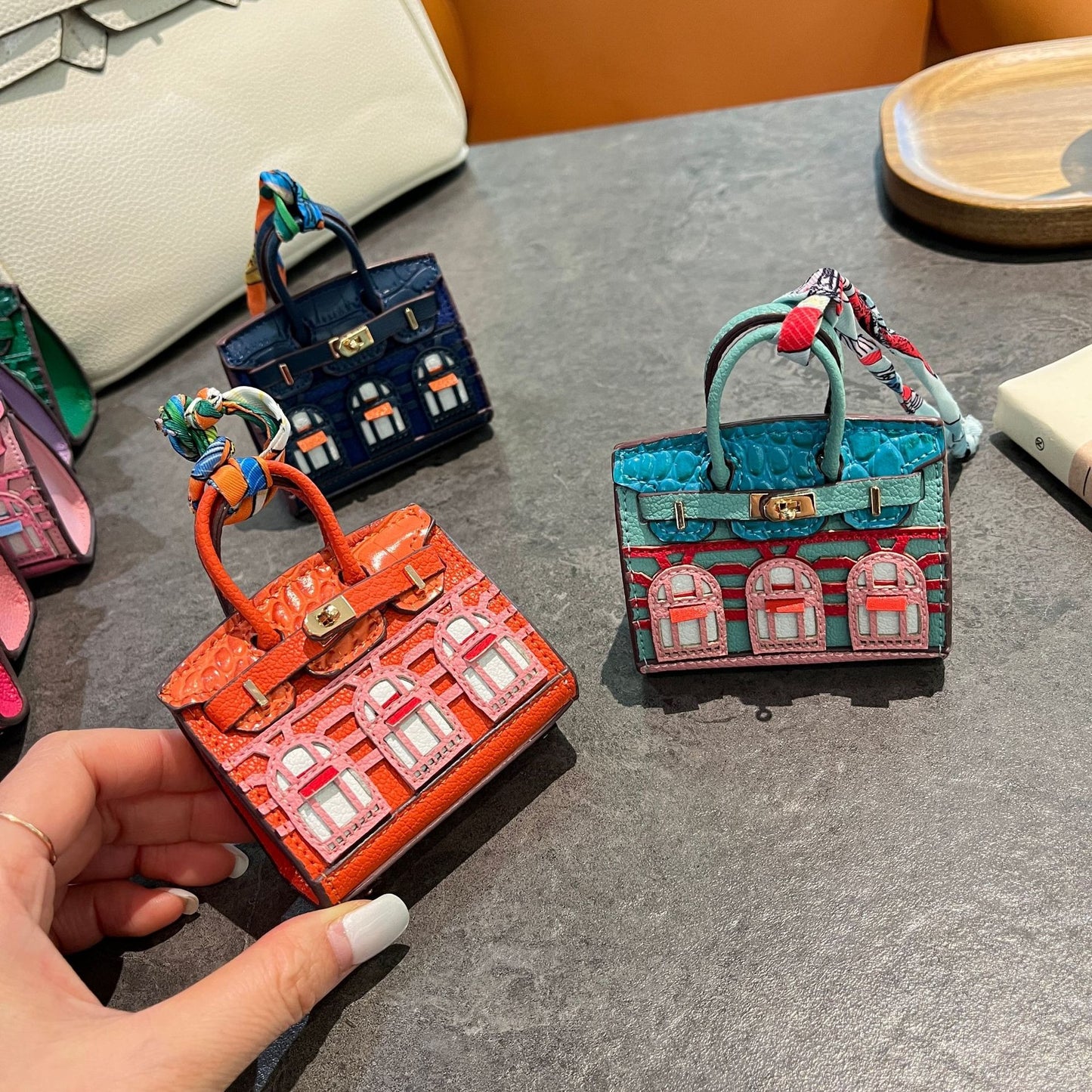 Bag Charm, Mini Birkin Faubourg