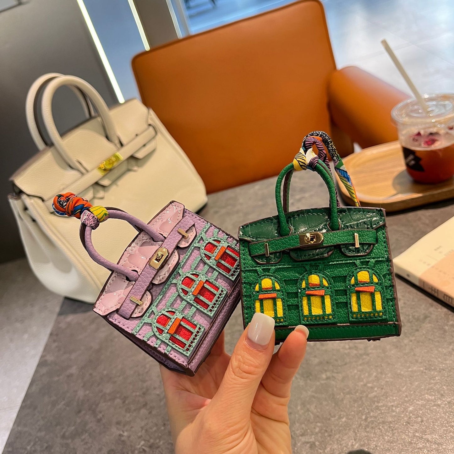 Bag Charm, Mini Birkin Faubourg