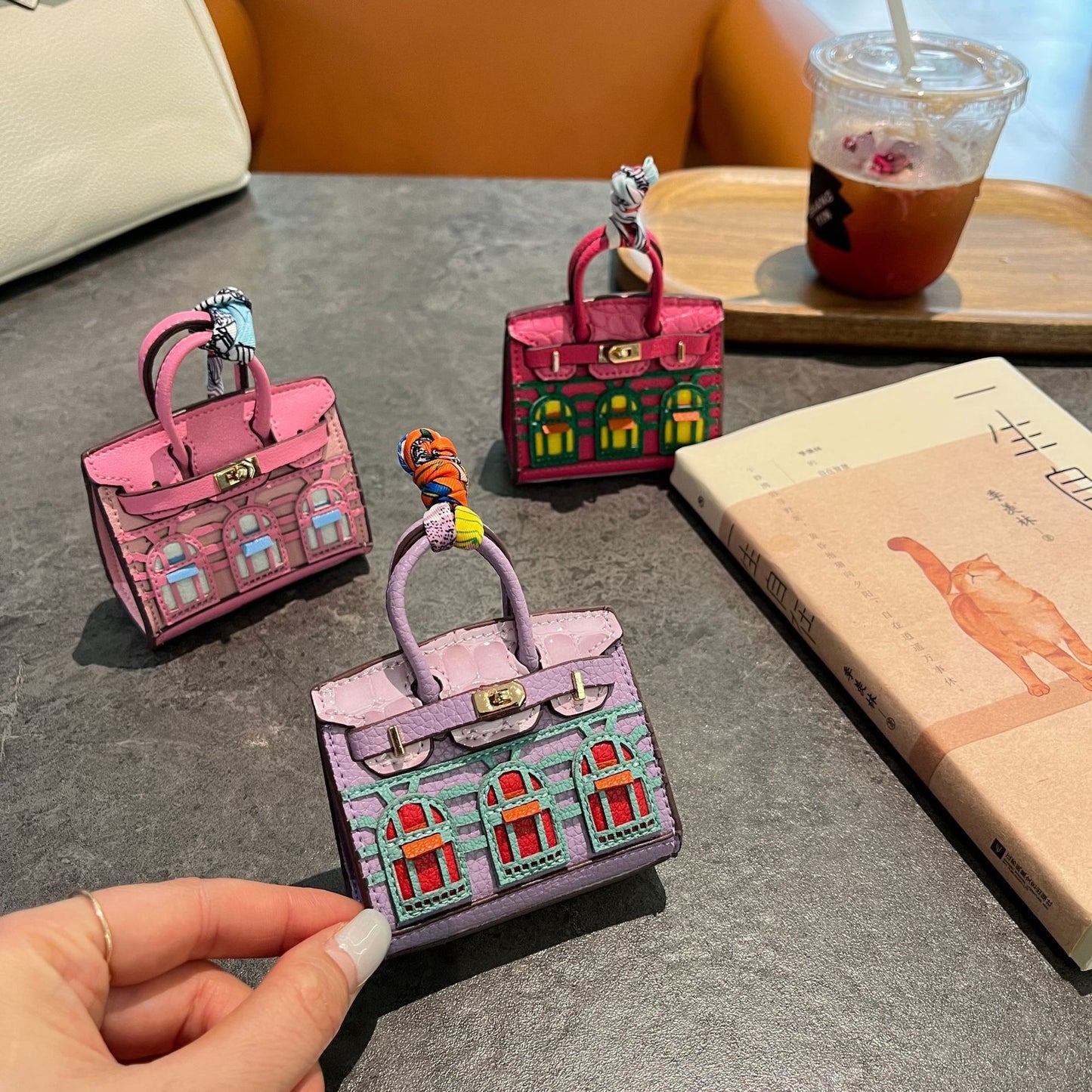 Bag Charm, Mini Birkin Faubourg