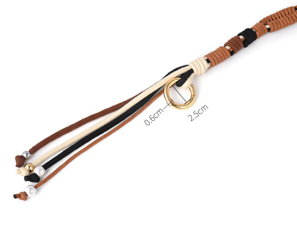 Hand Braided Shoulder Strap for Evelyne/Kelly/Jypsiere
