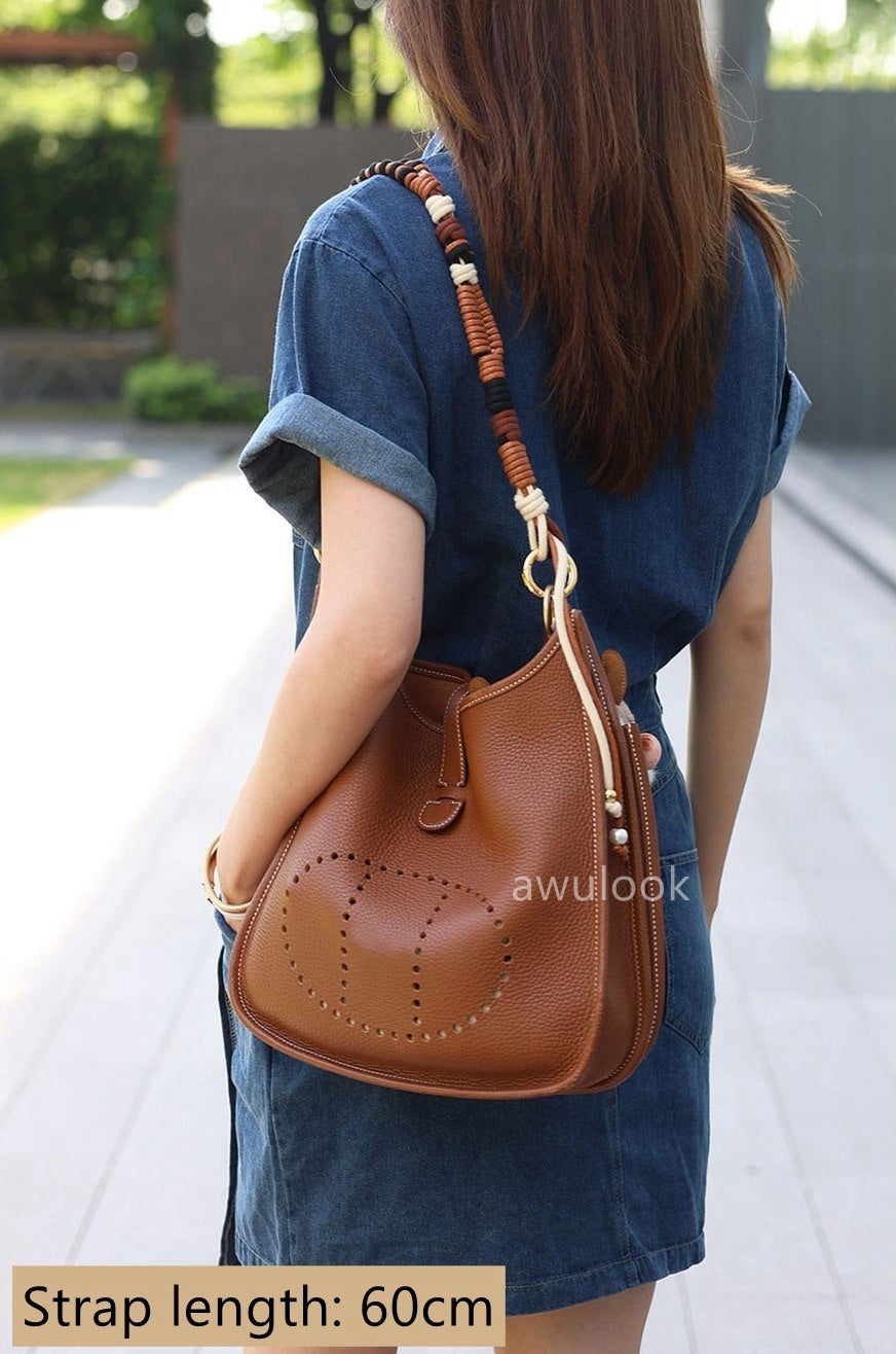 Hand Braided Shoulder Strap for Evelyne/Kelly/Jypsiere