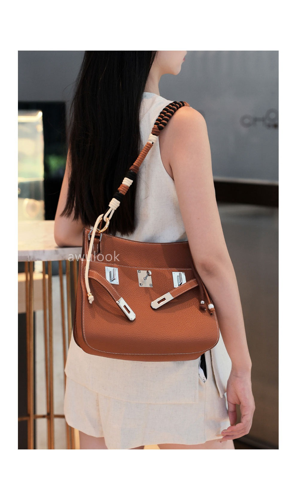 Hand Braided Shoulder Strap for Evelyne/Kelly/Jypsiere