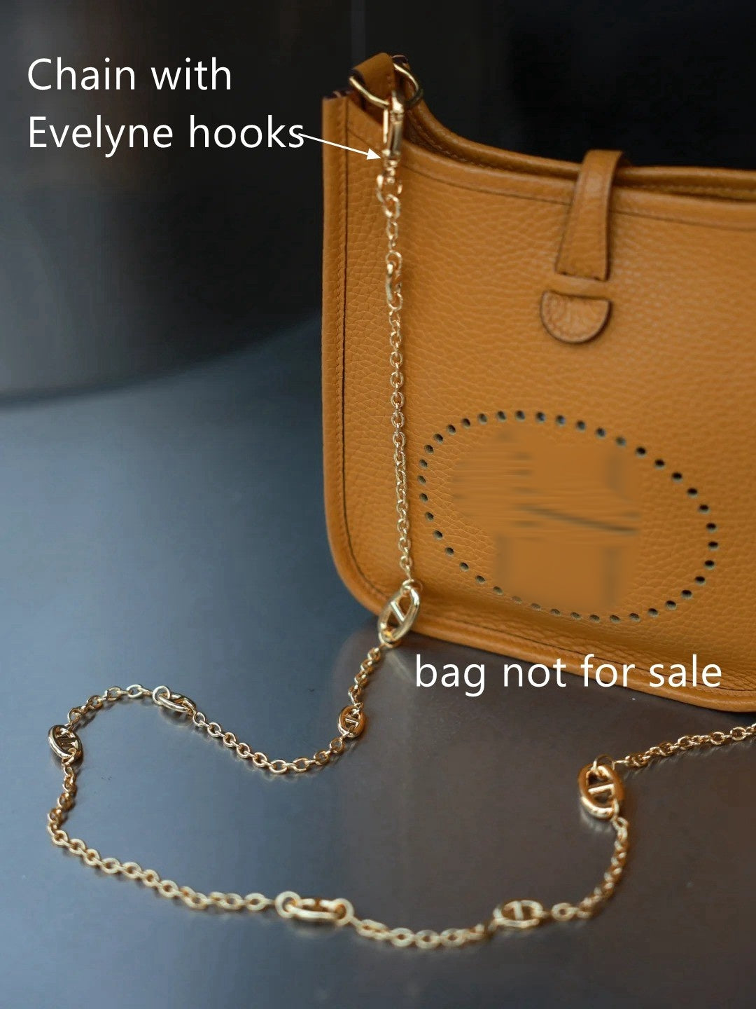 FARANDOLE Long Chain for Constance slim wallet/ Kelly wallet/ Kelly Pochette