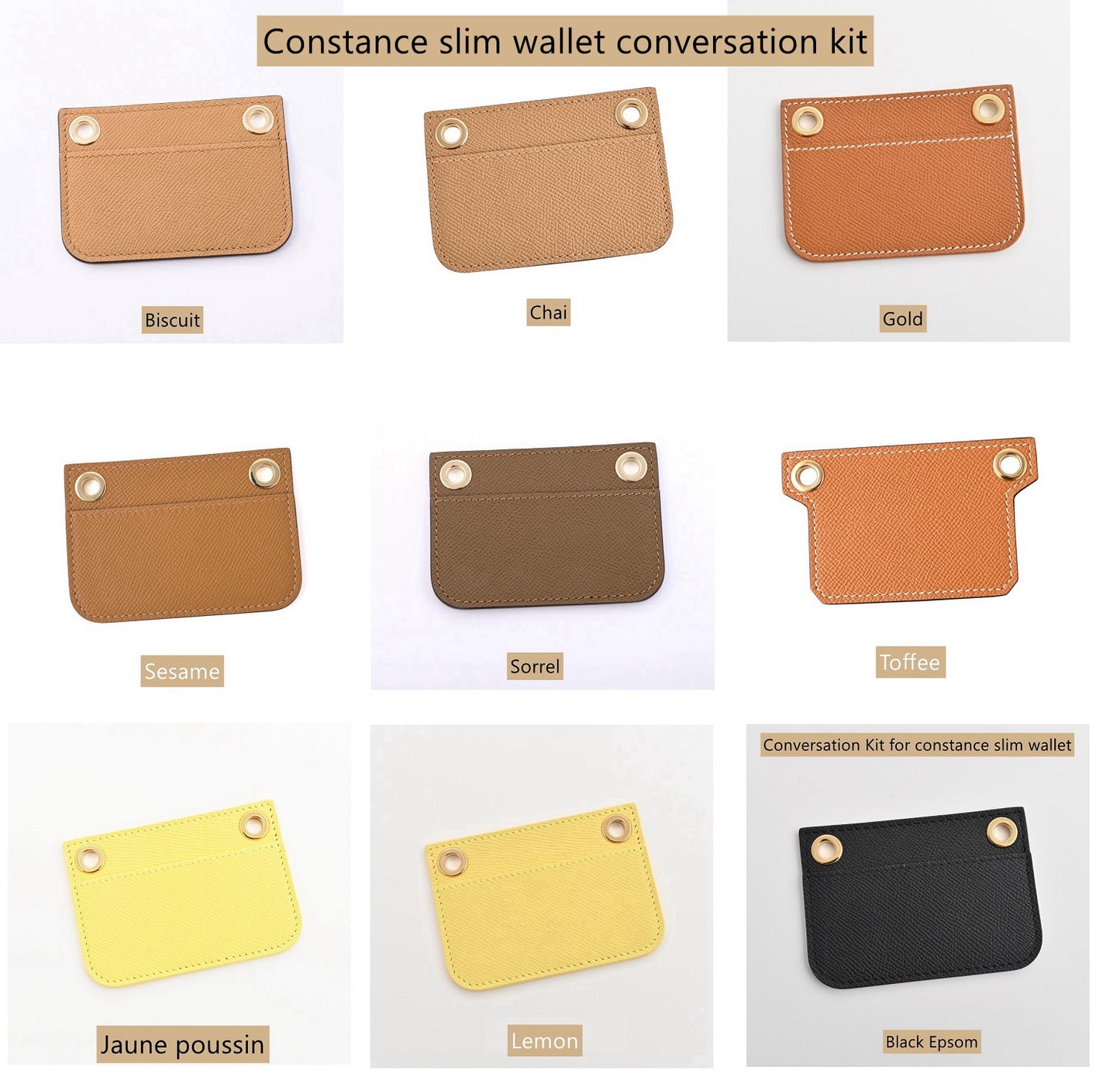 FARANDOLE Long Chain for Constance slim wallet/ Kelly wallet/ Kelly Pochette