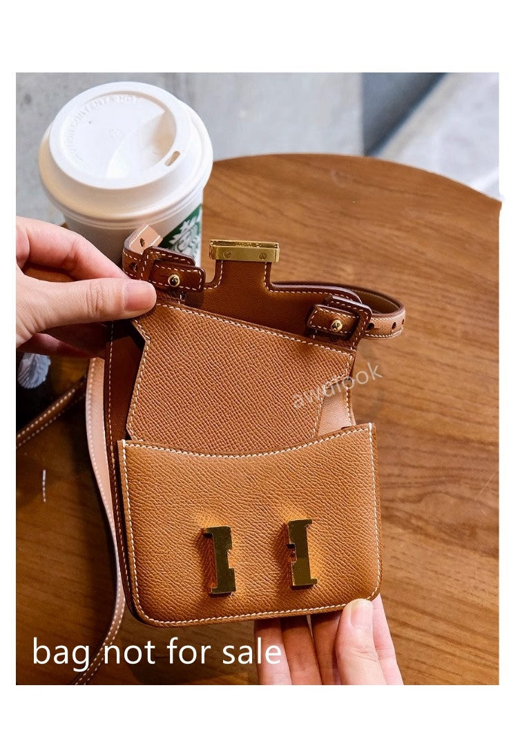 Epsom leather Strap+Conversion Kit for Constance Slim wallet