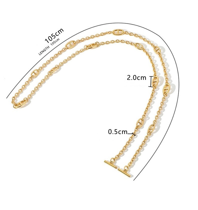 FARANDOLE Long Chain for Constance slim wallet/ Kelly wallet/ Kelly Pochette