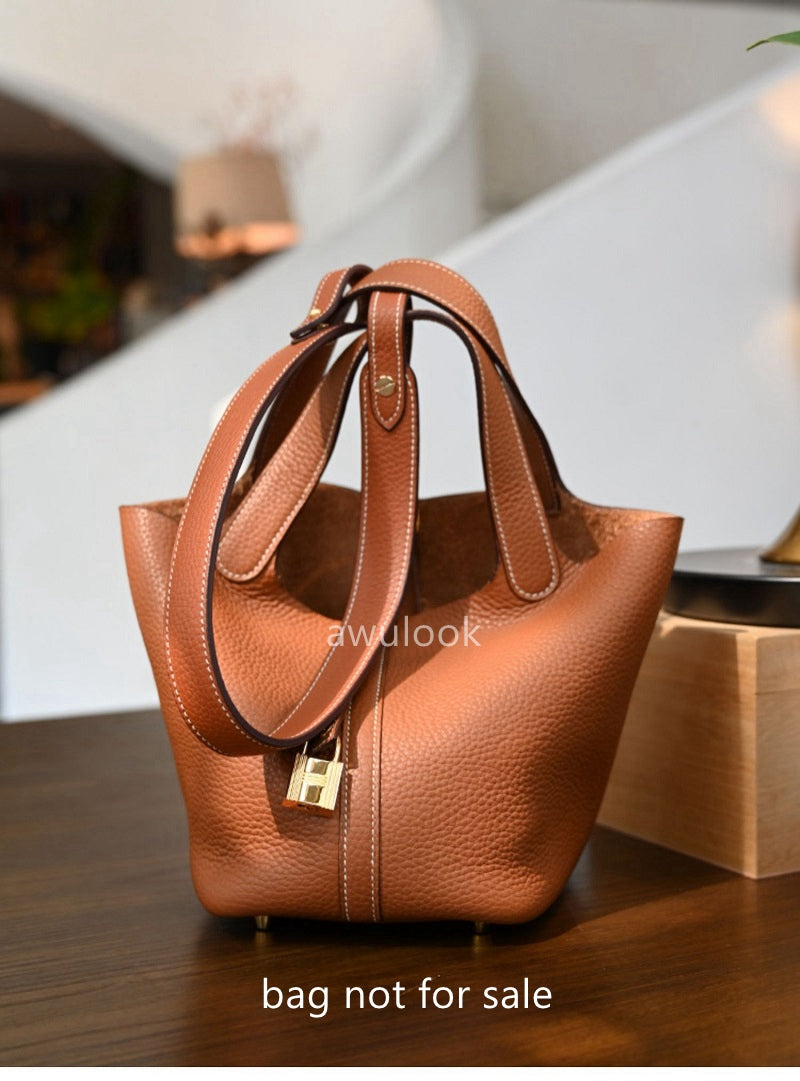 Customized Adjustable Swift Leather Strap for Kelly/Evelyne/Picotin/Birkin