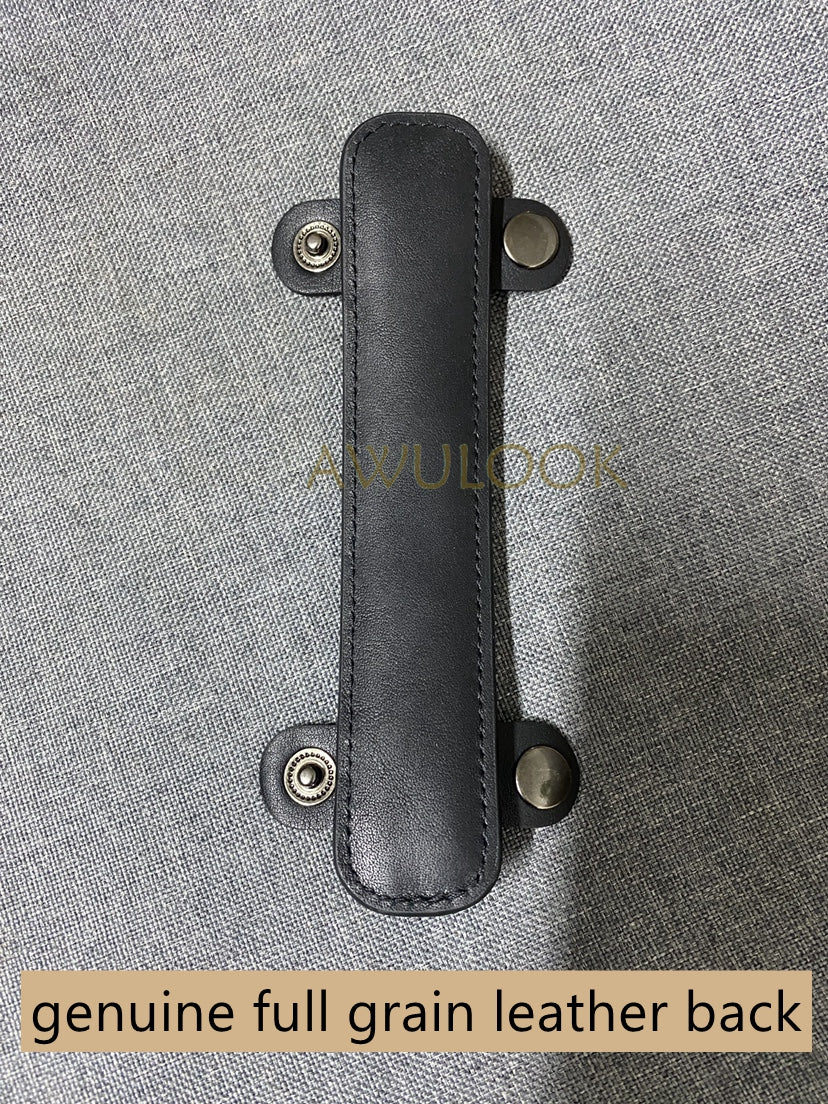 Customized Leather Shoulder Strap Pad, Anti-slip Back