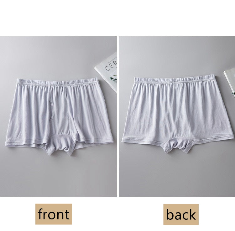 Herren-Boxershorts aus 100 % gestrickter Seide