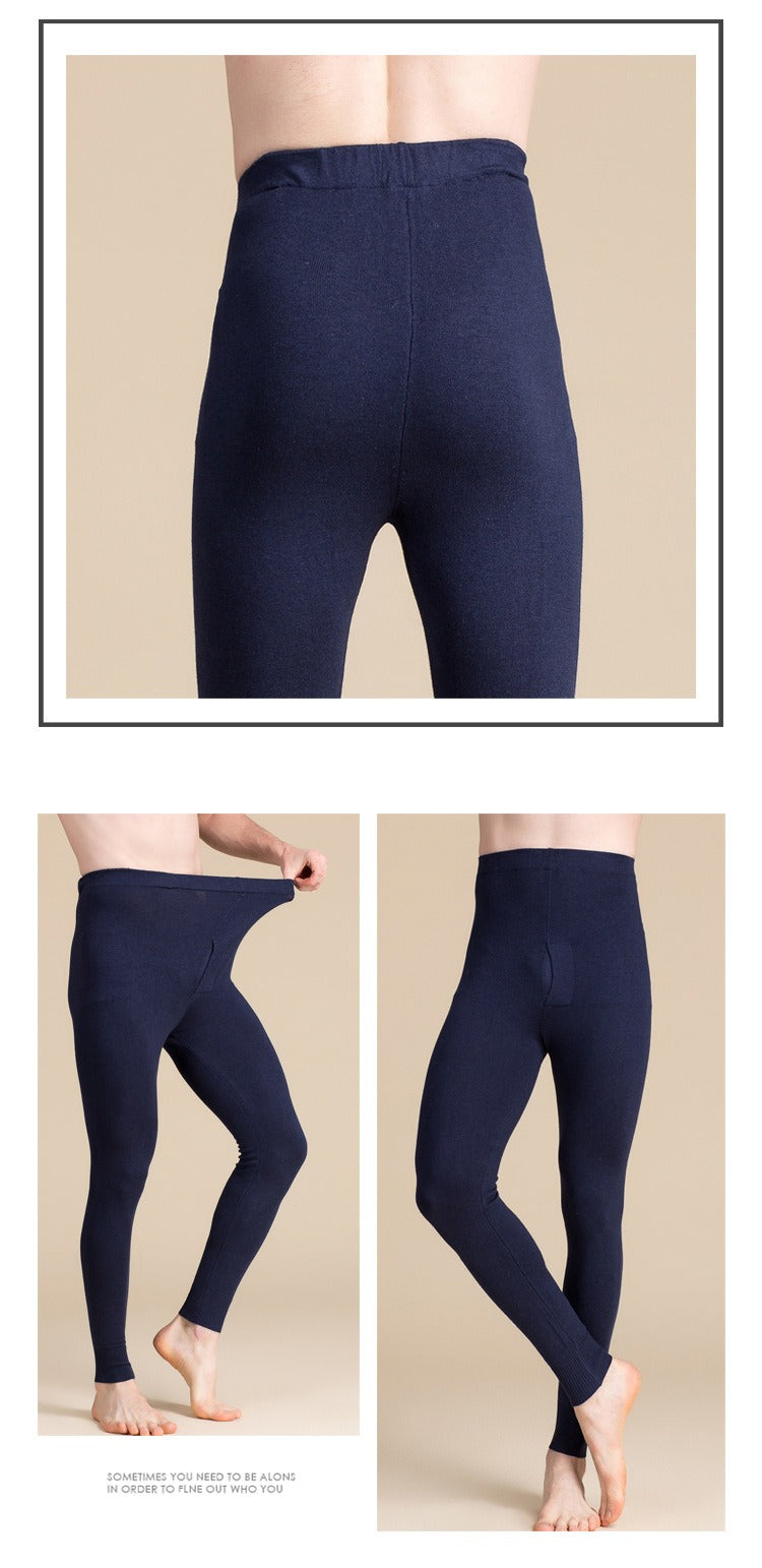Men Silk Cashmere Leggings/Tight/Thermal Underwear