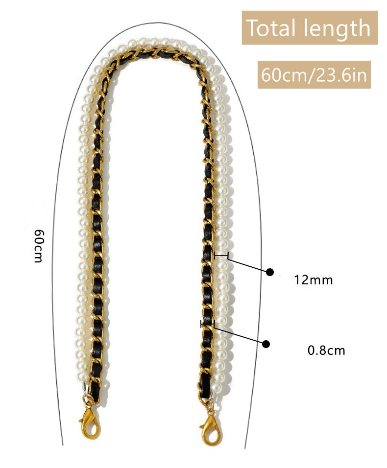 Pearl Chain Strap for Chanel 31 Clutch