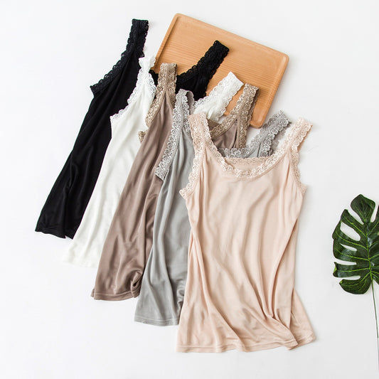 Women Knit Silk Camisole/Vest/Top