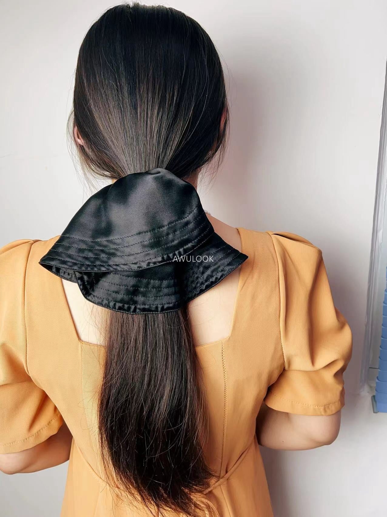 100% Silk Skirt Hem Scrunchy