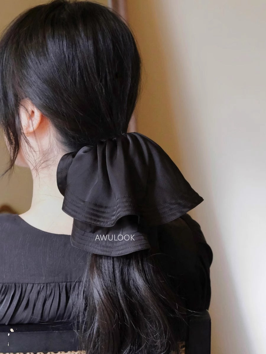 100% Silk Skirt Hem Scrunchy