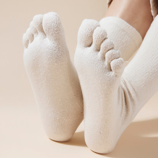 Silk Split-Toe Socks, Japanese Style Five-Toe Socks