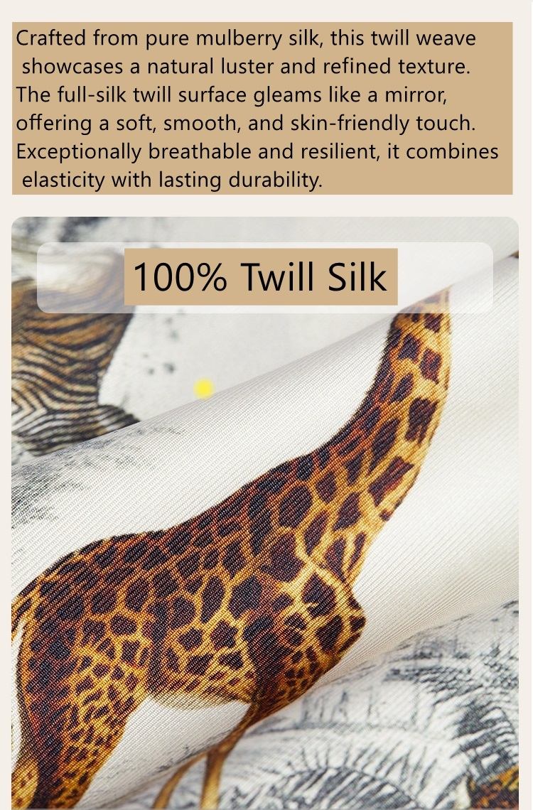 Twilly Silk Tote Bag/ Elephant Bag Charm