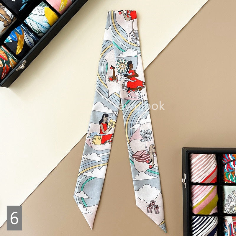 Silk Twilly,86cm× 5cm