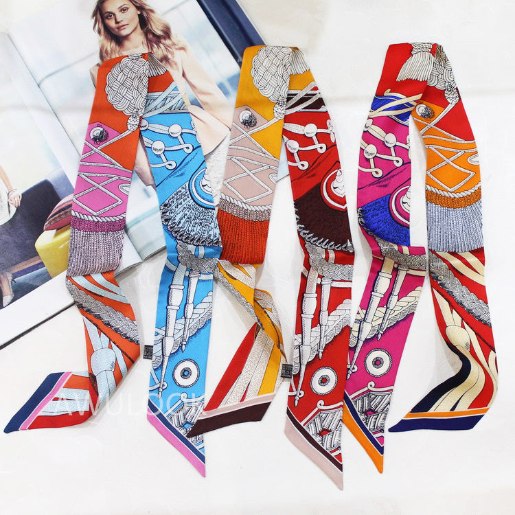 Silk Twilly,90cm× 5cm