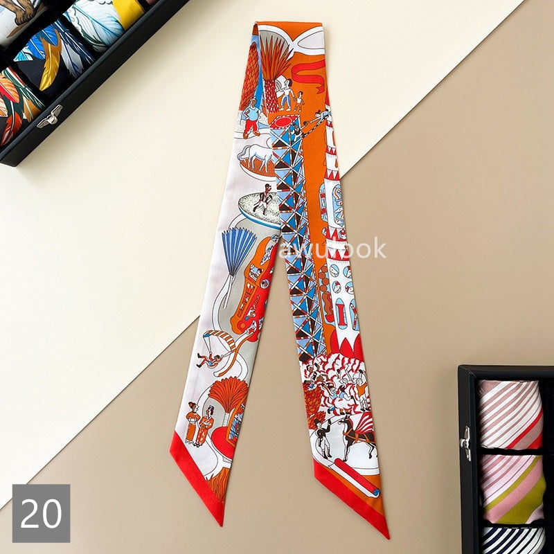 Silk Twilly,86cm× 5cm
