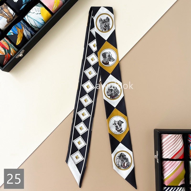 Silk Twilly,86cm× 5cm