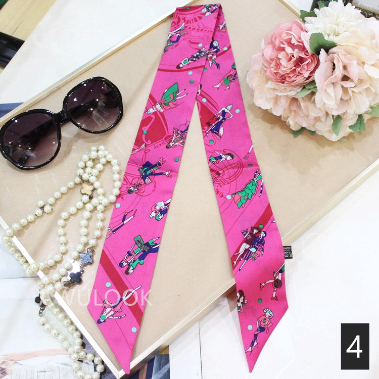Silk Twilly,90cm× 5cm
