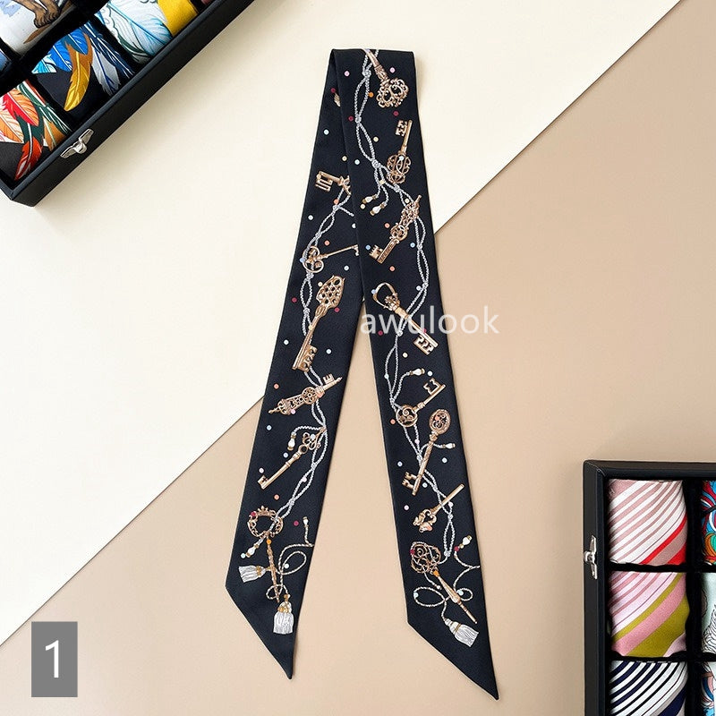 Silk Twilly,86cm× 5cm