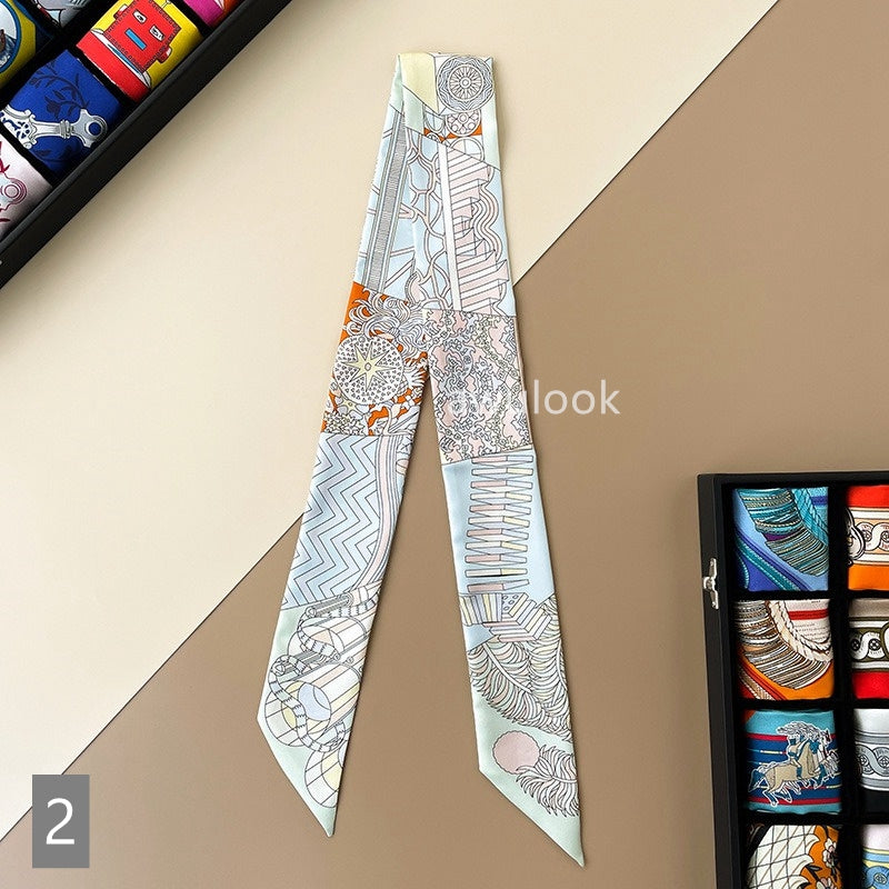 Silk Twilly,86cm× 5cm