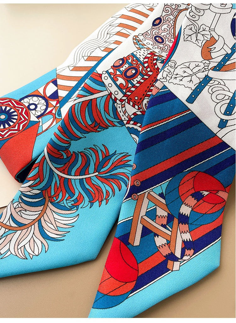 Silk Twilly,86cm× 5cm