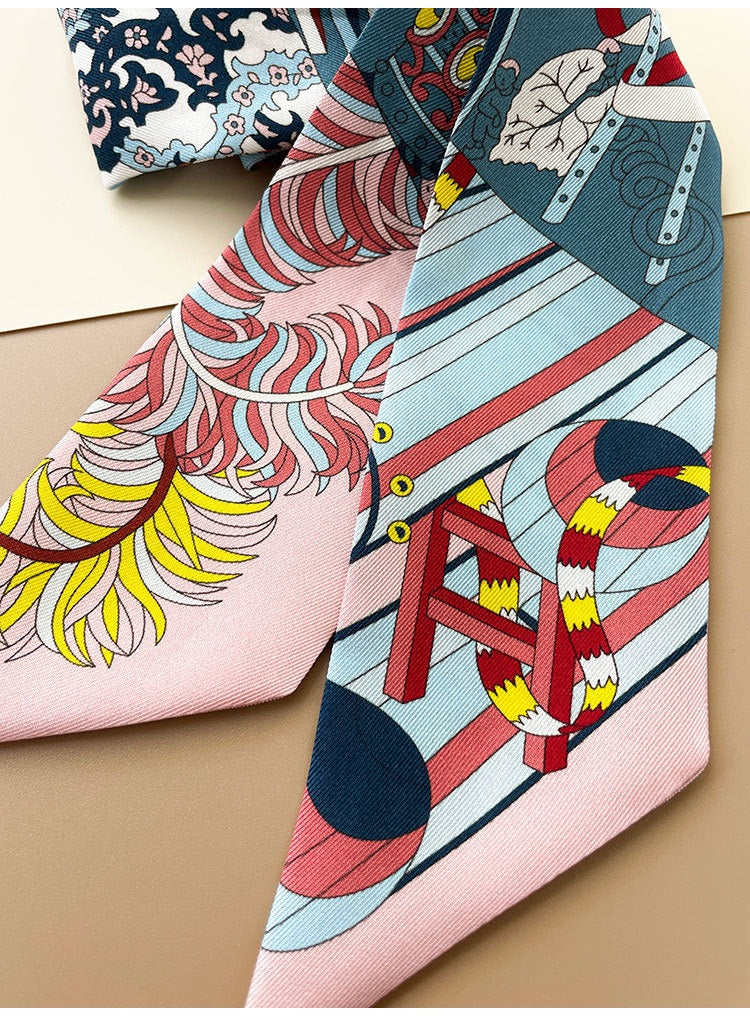 Silk Twilly,86cm× 5cm