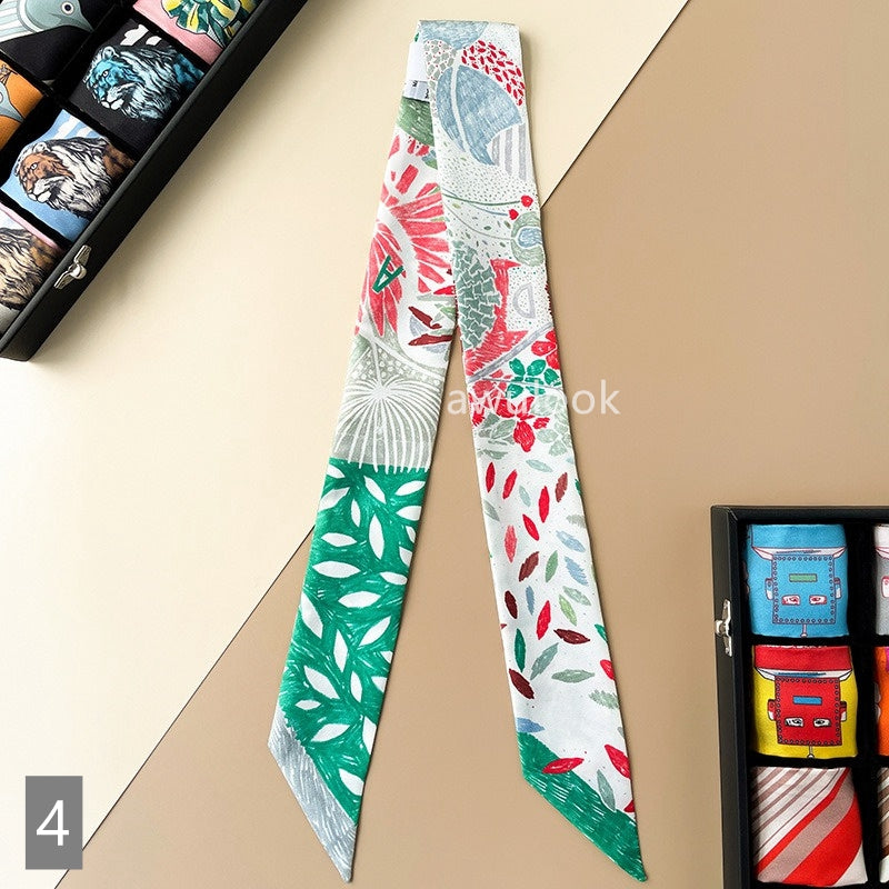 Silk Twilly,86cm× 5cm