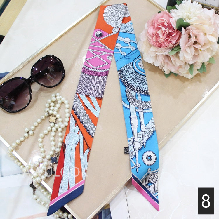Silk Twilly,90cm× 5cm