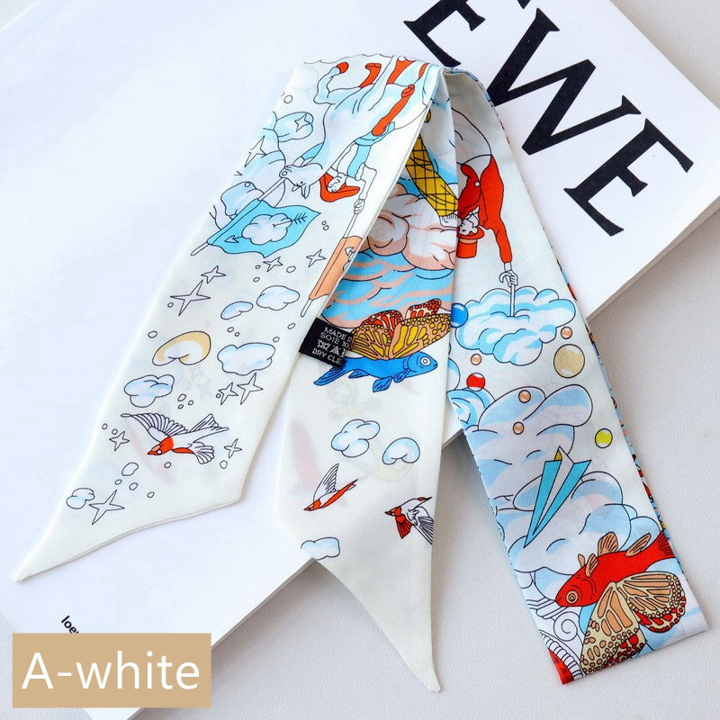 Silk Twilly,90cm× 5cm