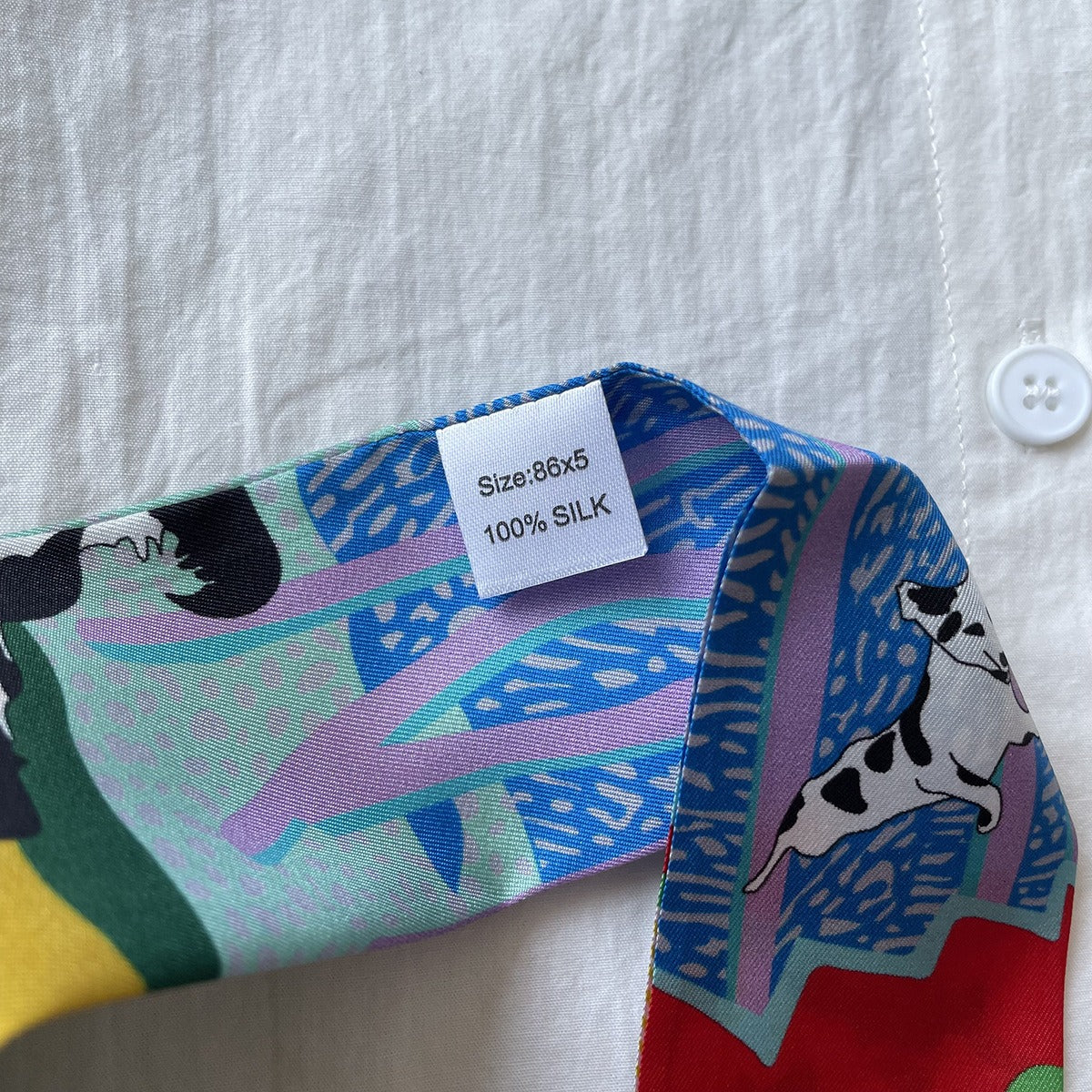 Silk Twilly,86cm× 5cm, S2301
