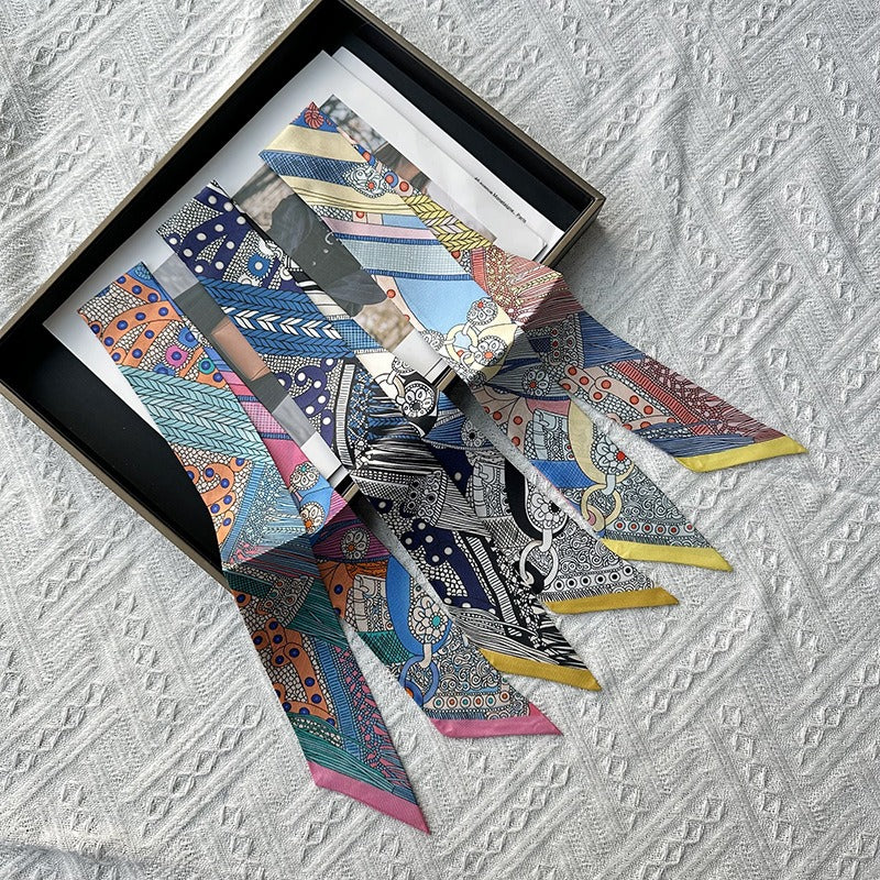 Silk Twilly,86cm× 5cm, S2324