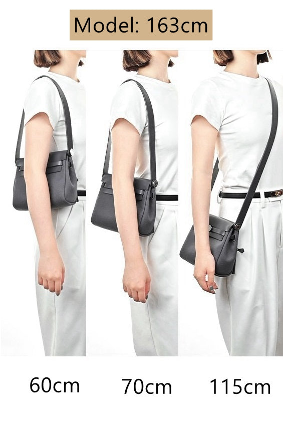 Sangle de sac à bandoulière en cuir Swift personnalisée/sangles de bandoulière pour Herbag