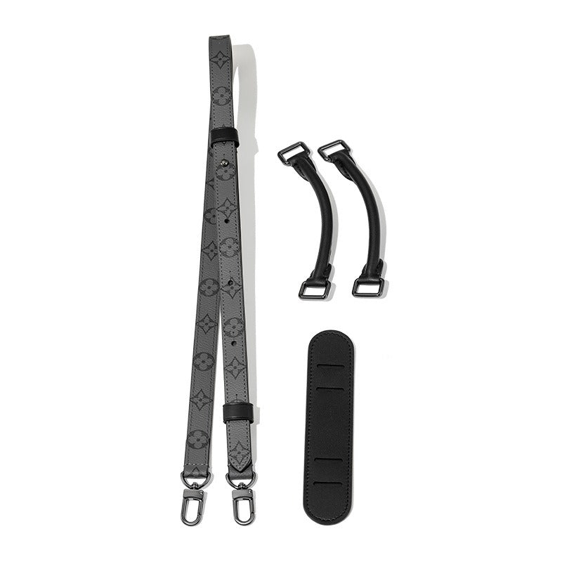 Manogram Gray Strap/ Top Handles/ Set for LV Keepall XS