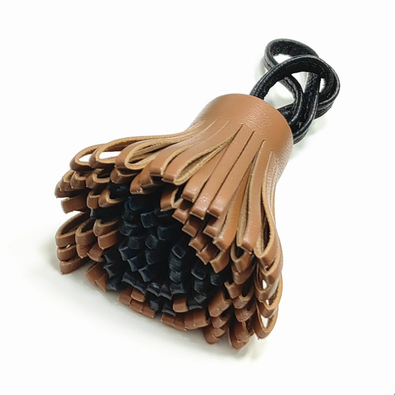 Bijou de Sac en Cuir d'Agneau, Coeur avec Lettre
