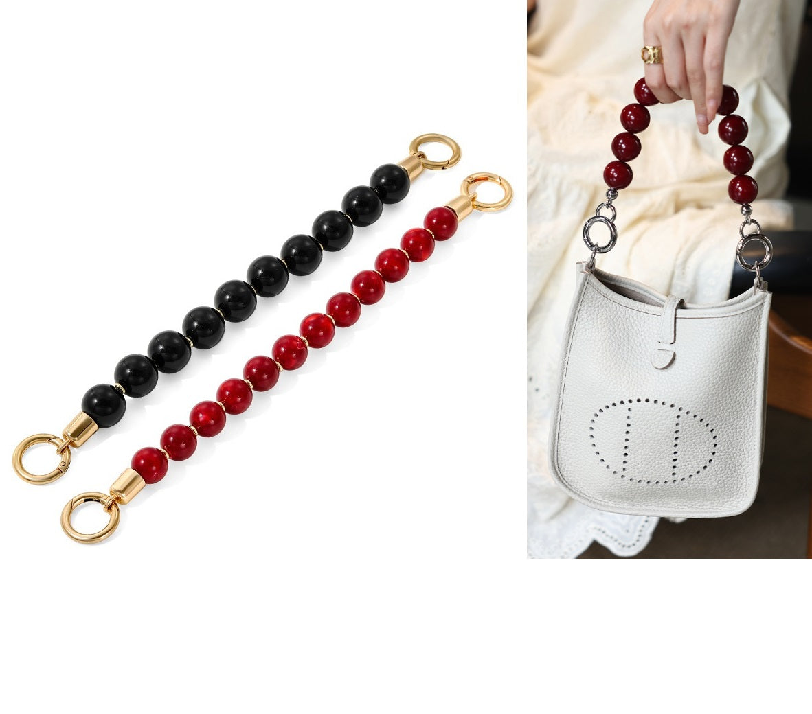 Acrylic Chain, Handle/Shoulder Strap for Evelyne