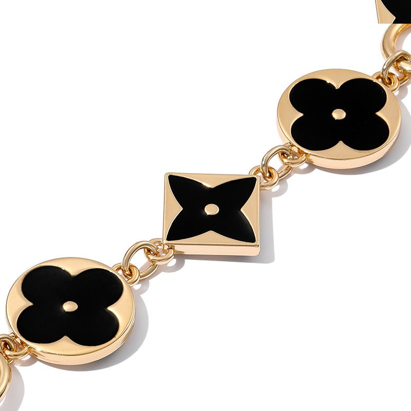 Blooming Flowers Chain Bag Charm, Strap Extender