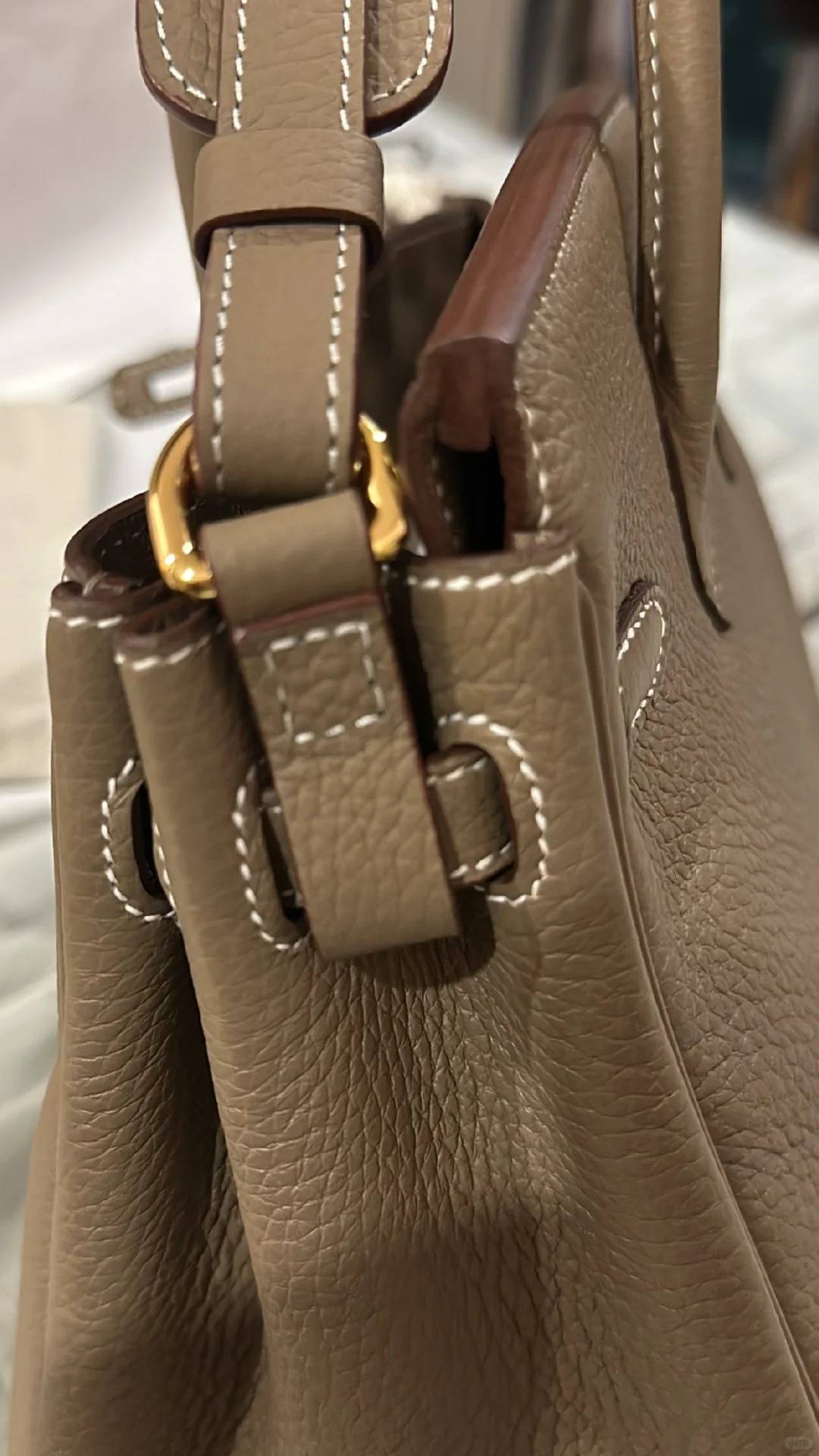Leather Adapter D rings for Birkin/Kelly Pochette to shoulder bag
