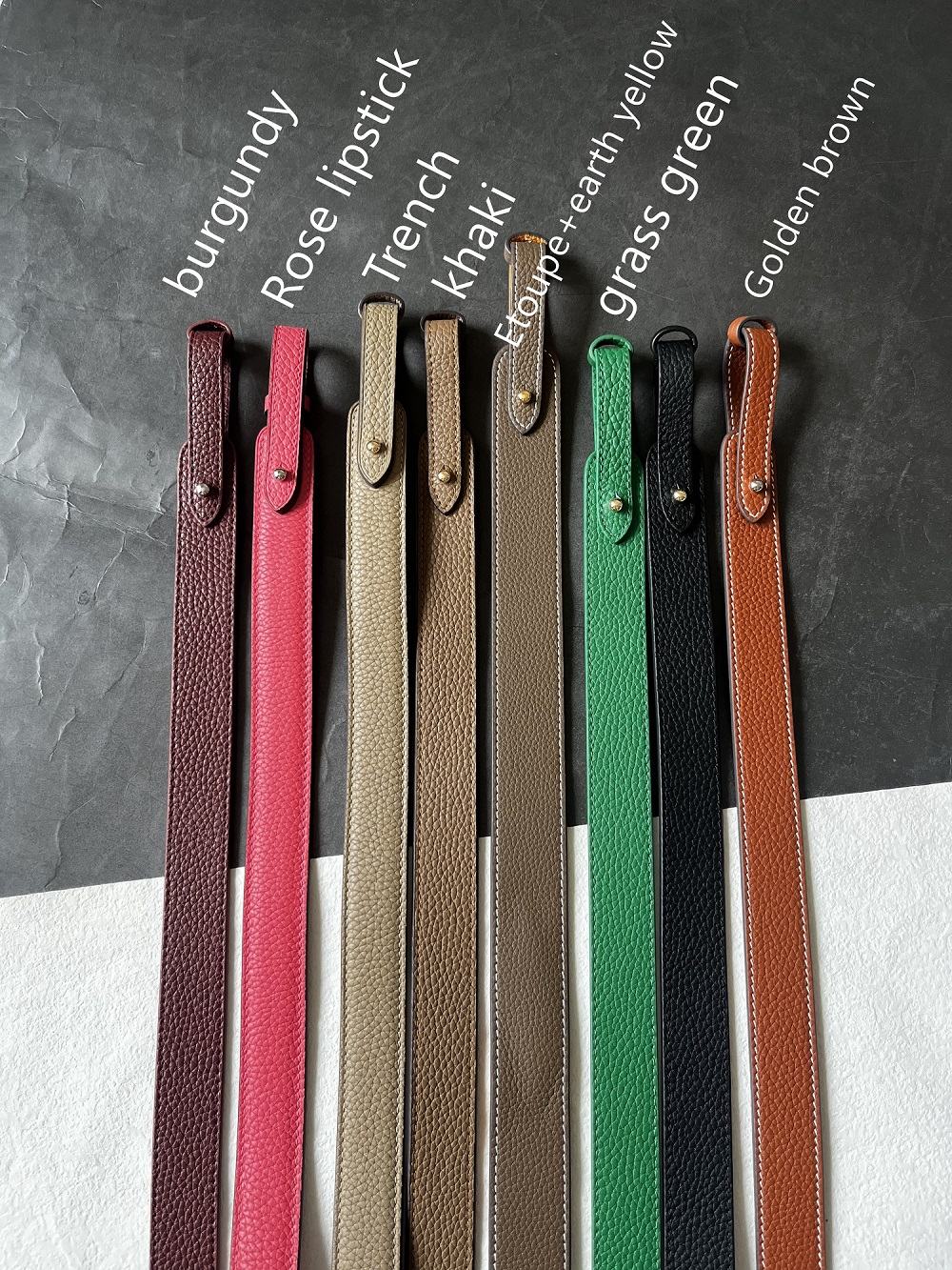 Togo Leather Shoulder Strap for lindy/picotin/evelyne bags