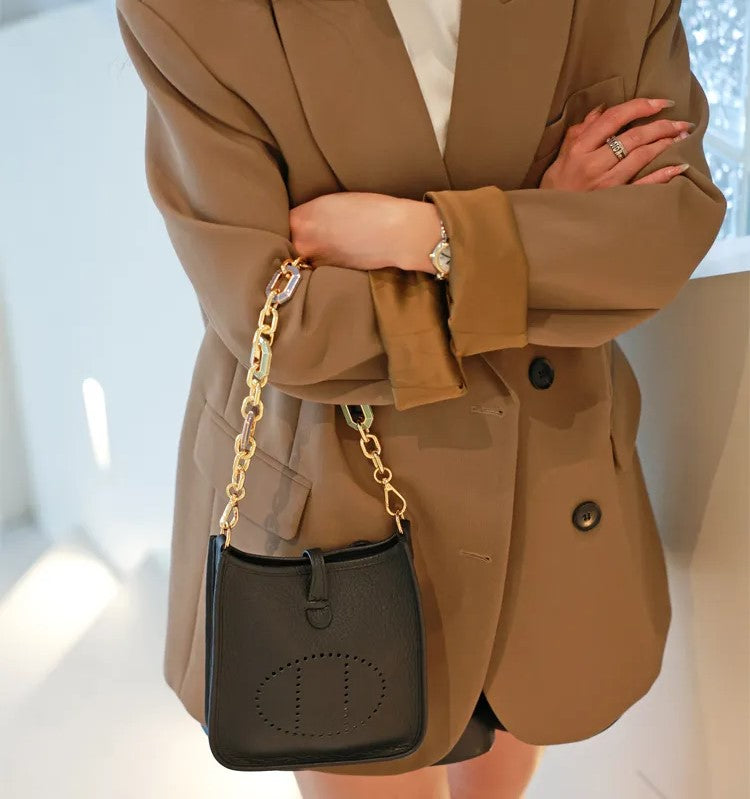 Enamel Chain Shoulder Strap for Evelyne/ LV Capucines bag