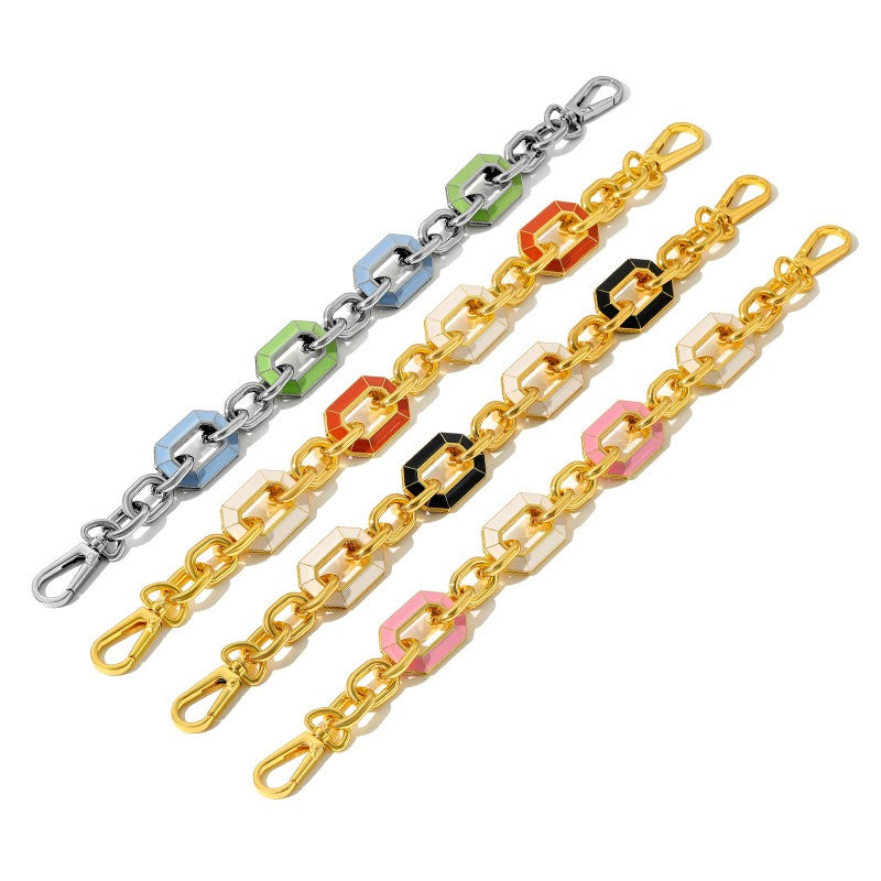 Enamel Chain Shoulder Strap for Evelyne/ LV Capucines bag